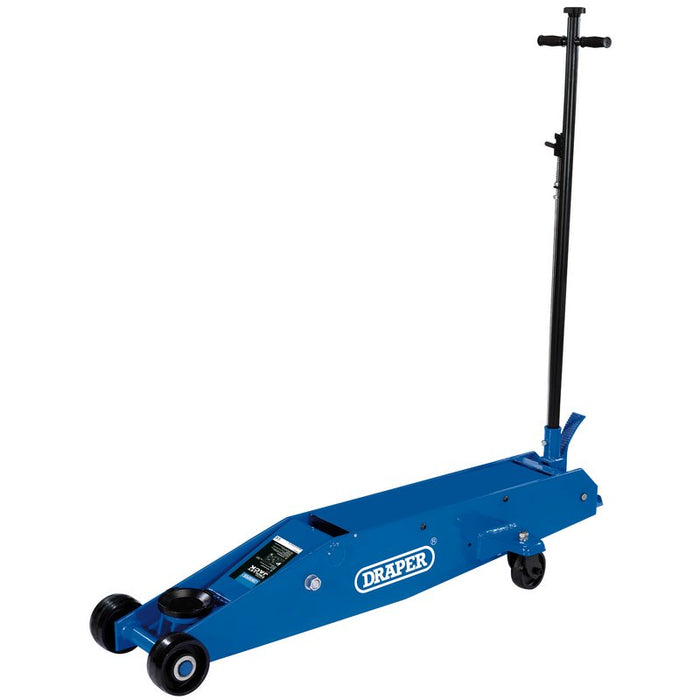 Refurbished - Draper Long Chassis Trolley Jack, 10 Tonne